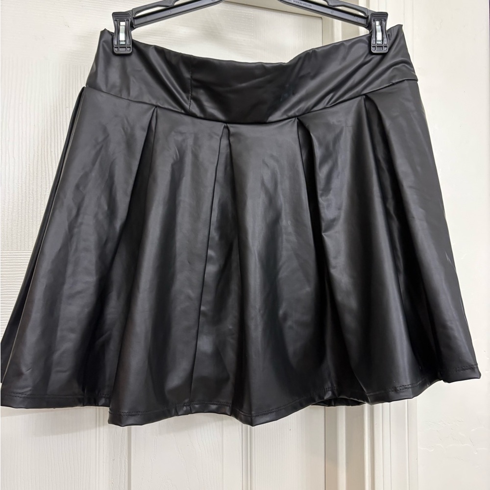 Elegant Black Women's Skater Skirt / Halloween Costume
